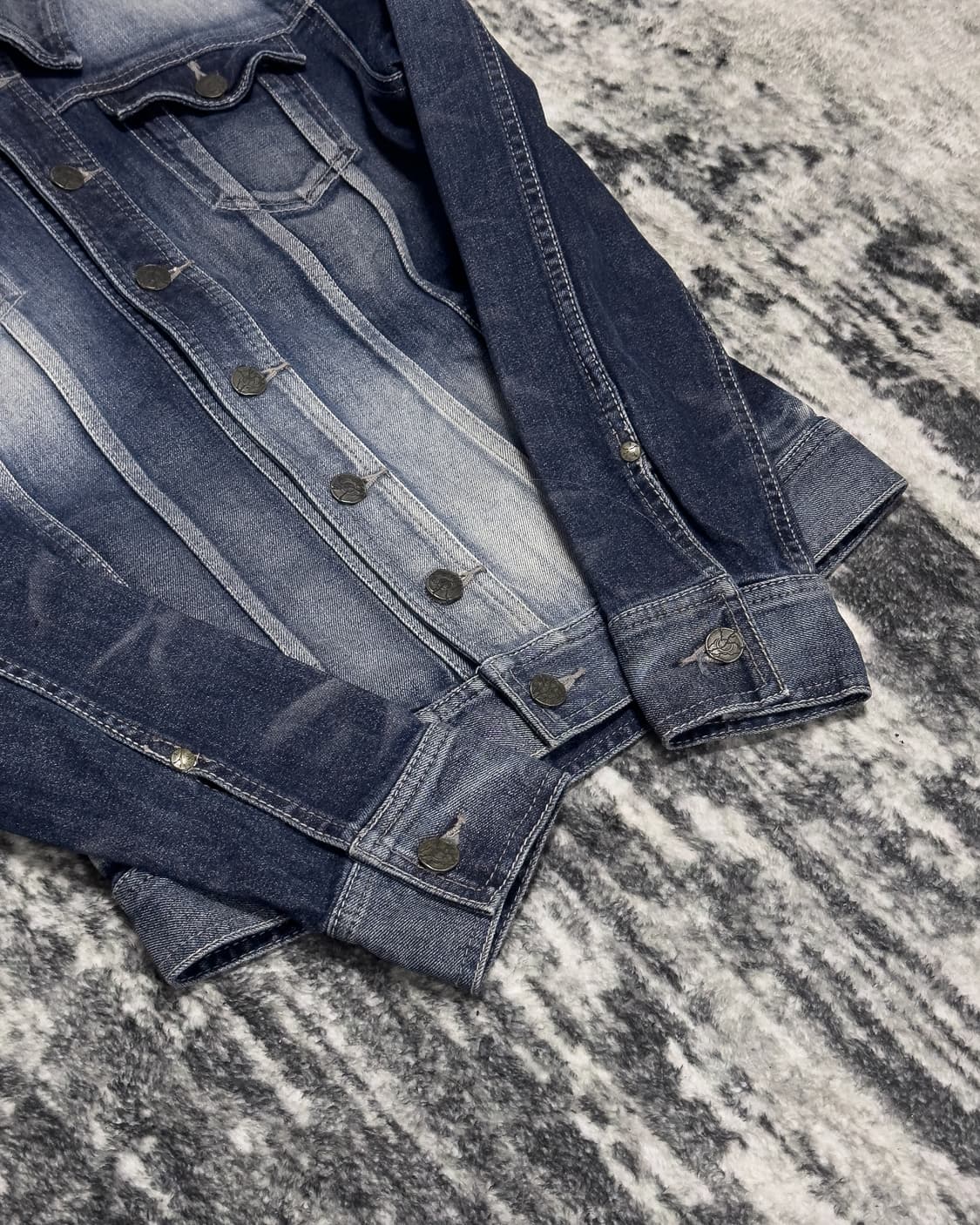 {FUGA} Wrinkle Wash Slim Denim Jacket    상품이미지7