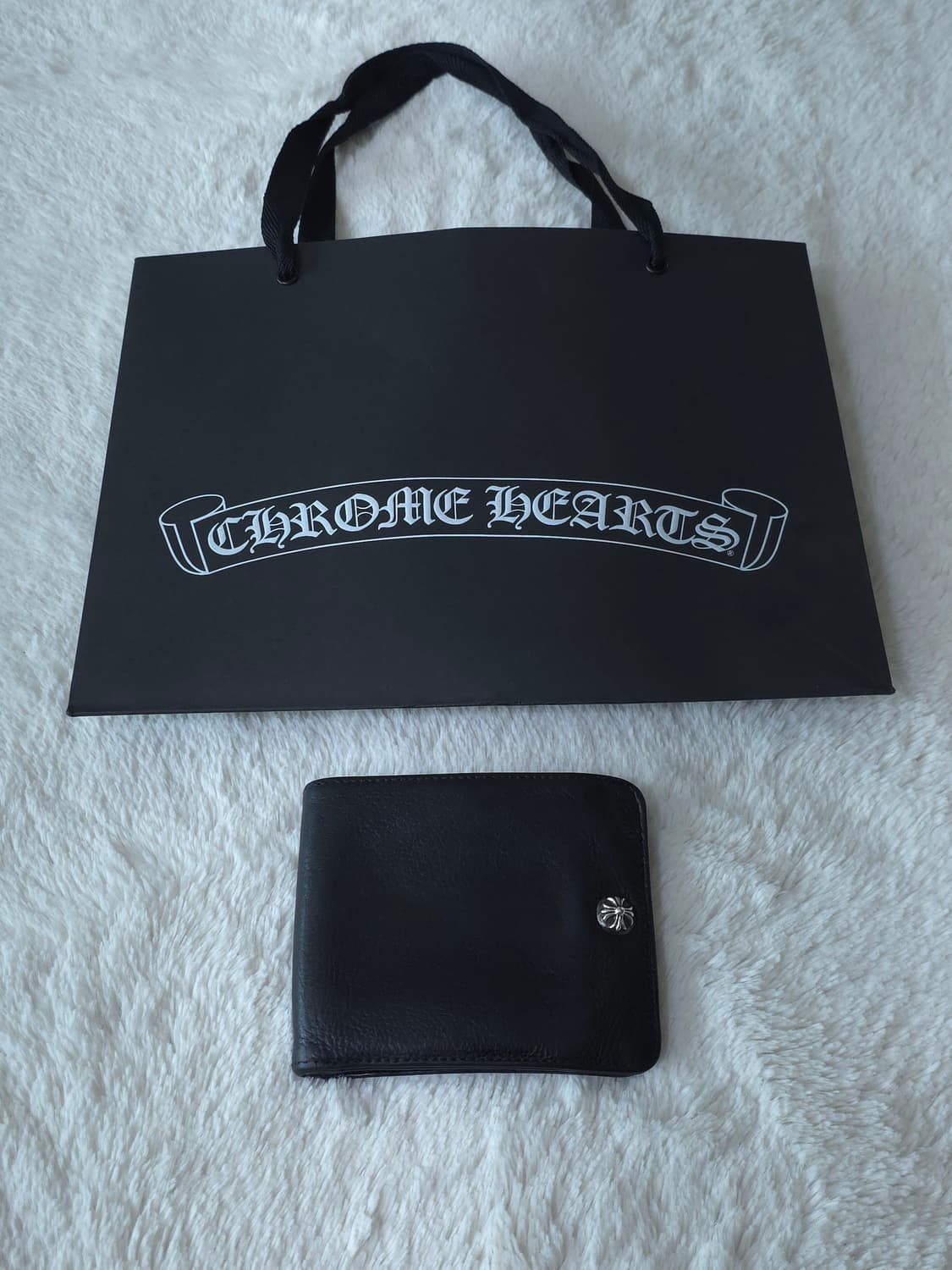 [OS] 크롬하츠 원스냅 크로스볼 반지갑 블랙 상품이미지1