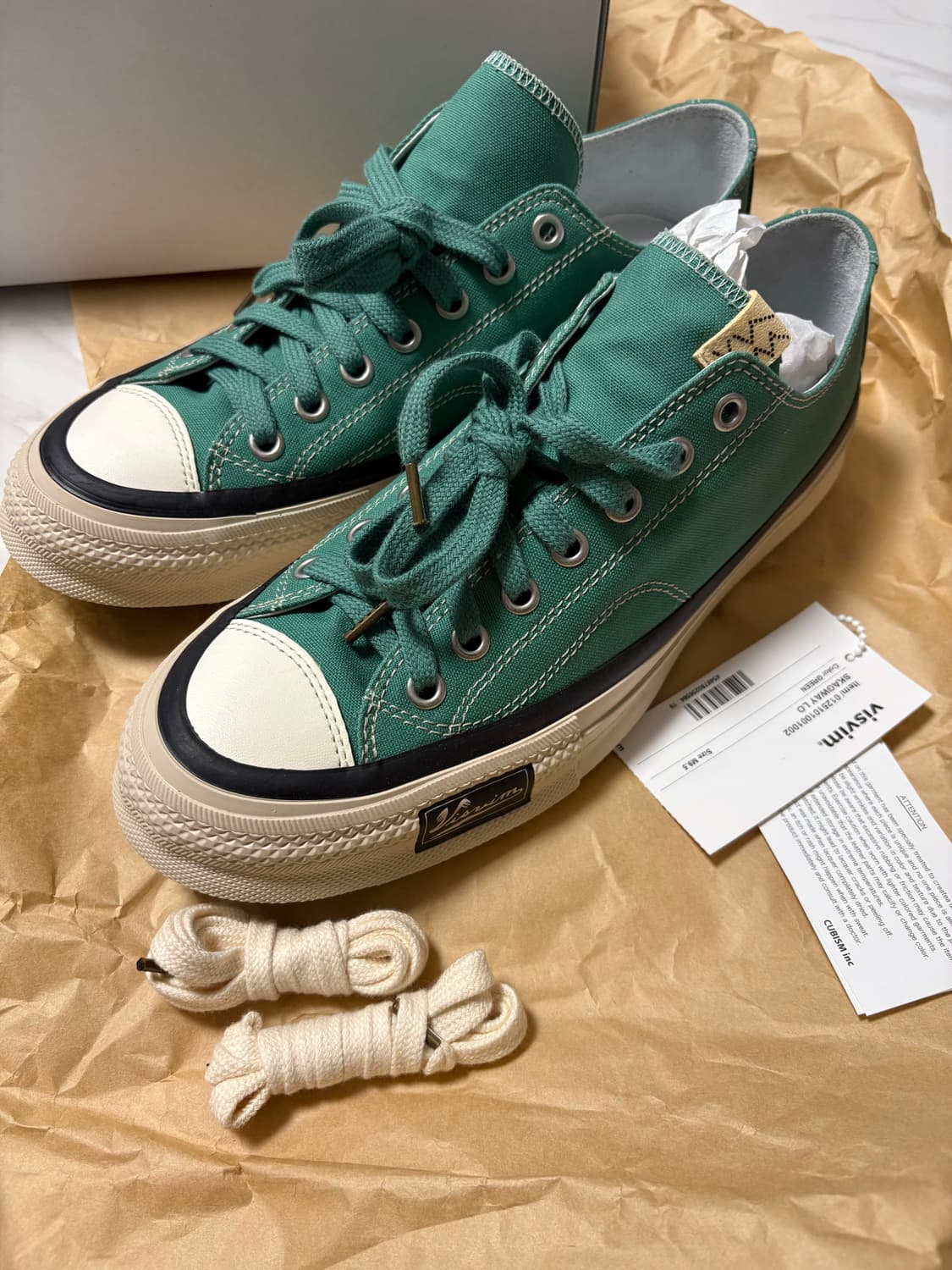 Visvim Skagway lo green 9.5 상품이미지3
