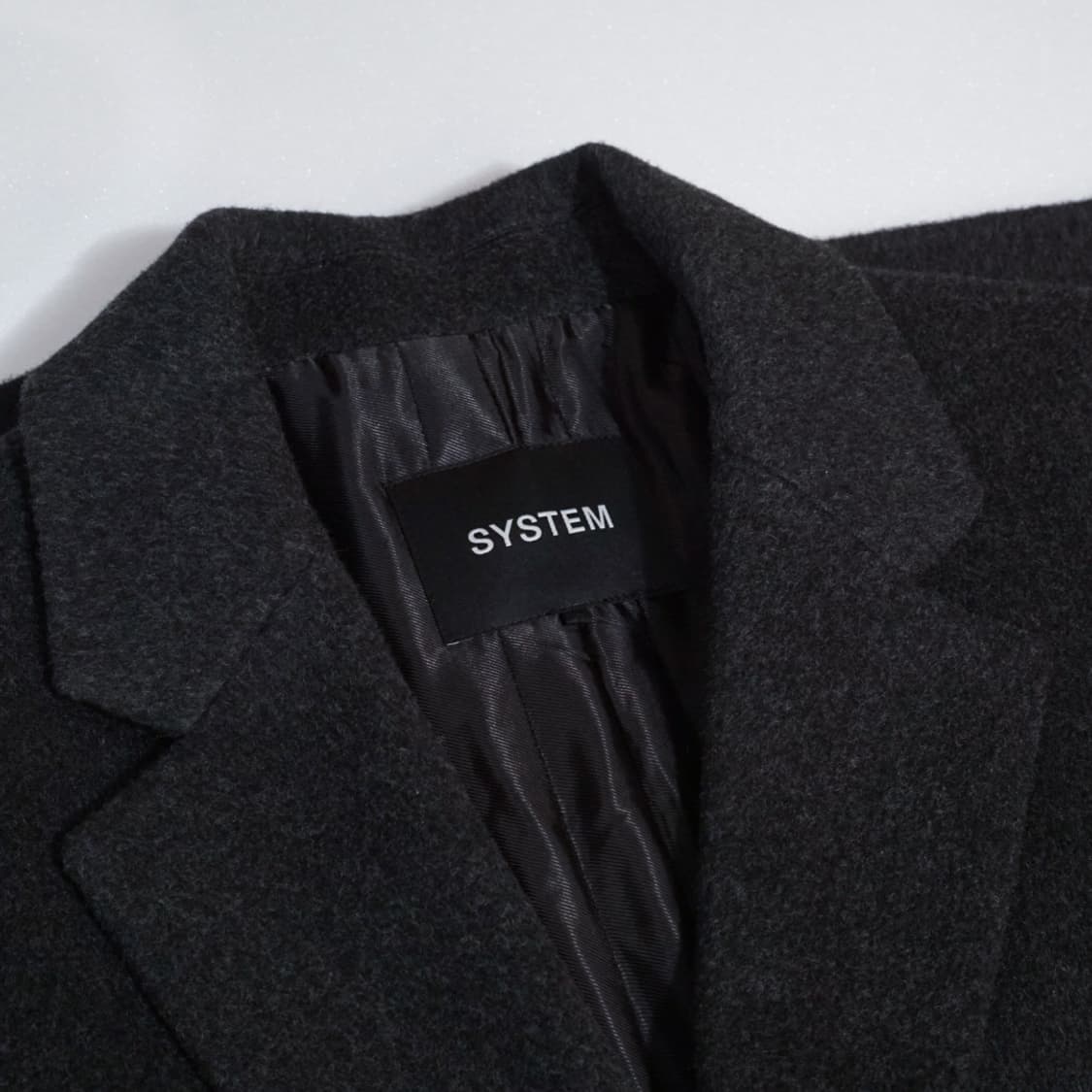 시스템옴므 캐시미어 핸드메이드 코트 상품이미지8