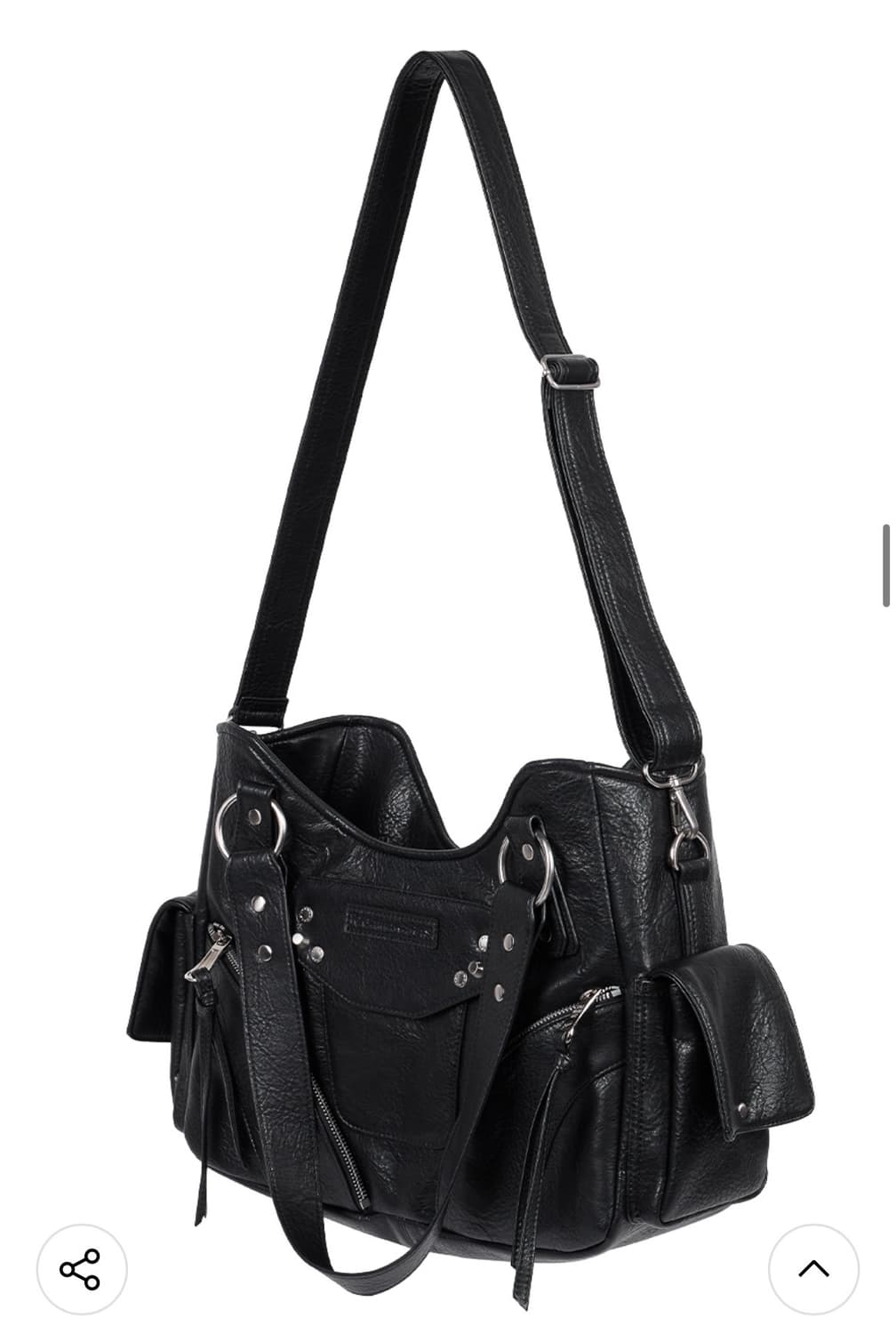 이우가마카라스 스터디드 레더 숄더백 블랙 상품이미지9