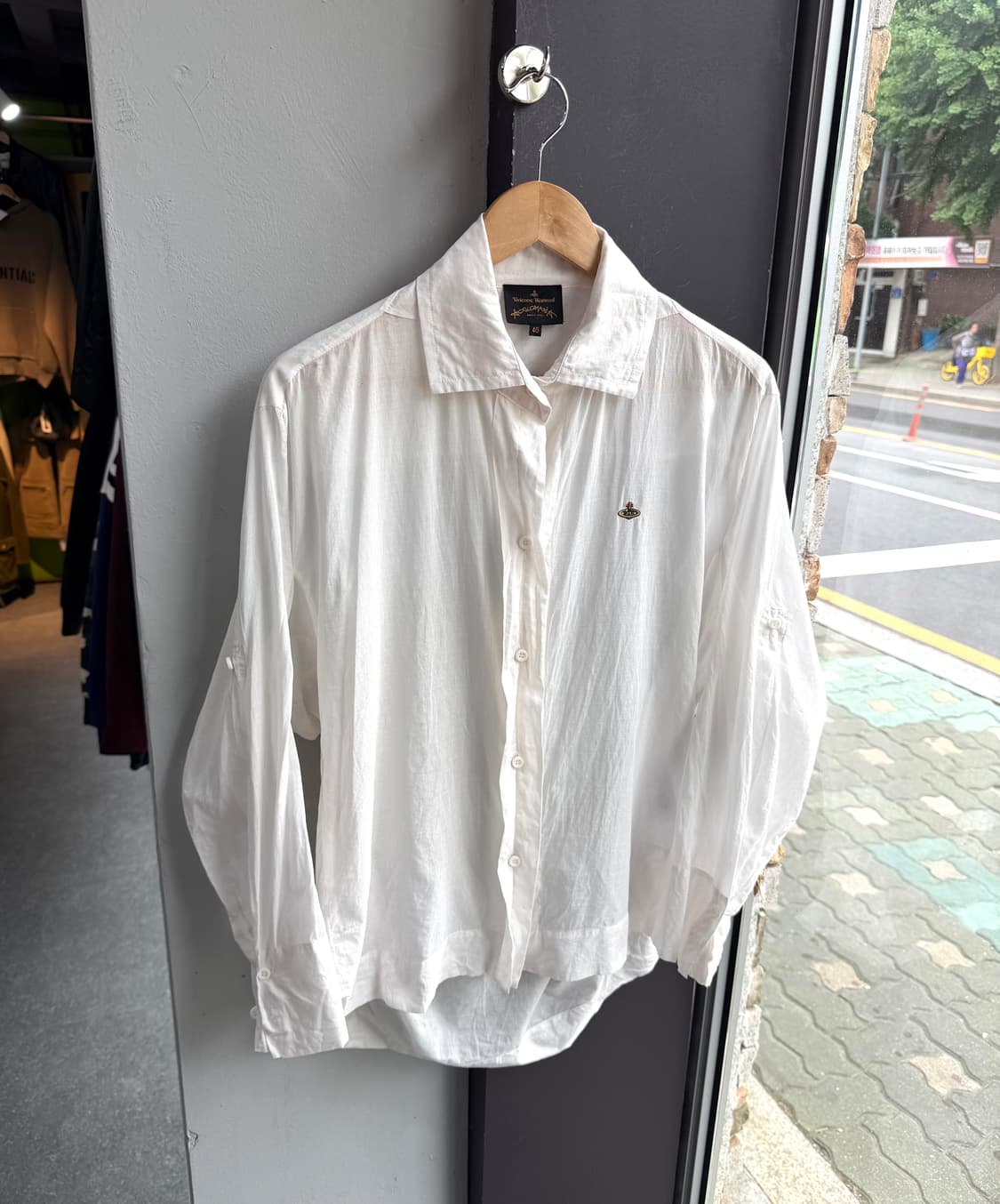 40/ 비비안웨스트우드 화이트 도킹 셔츠 상품이미지2