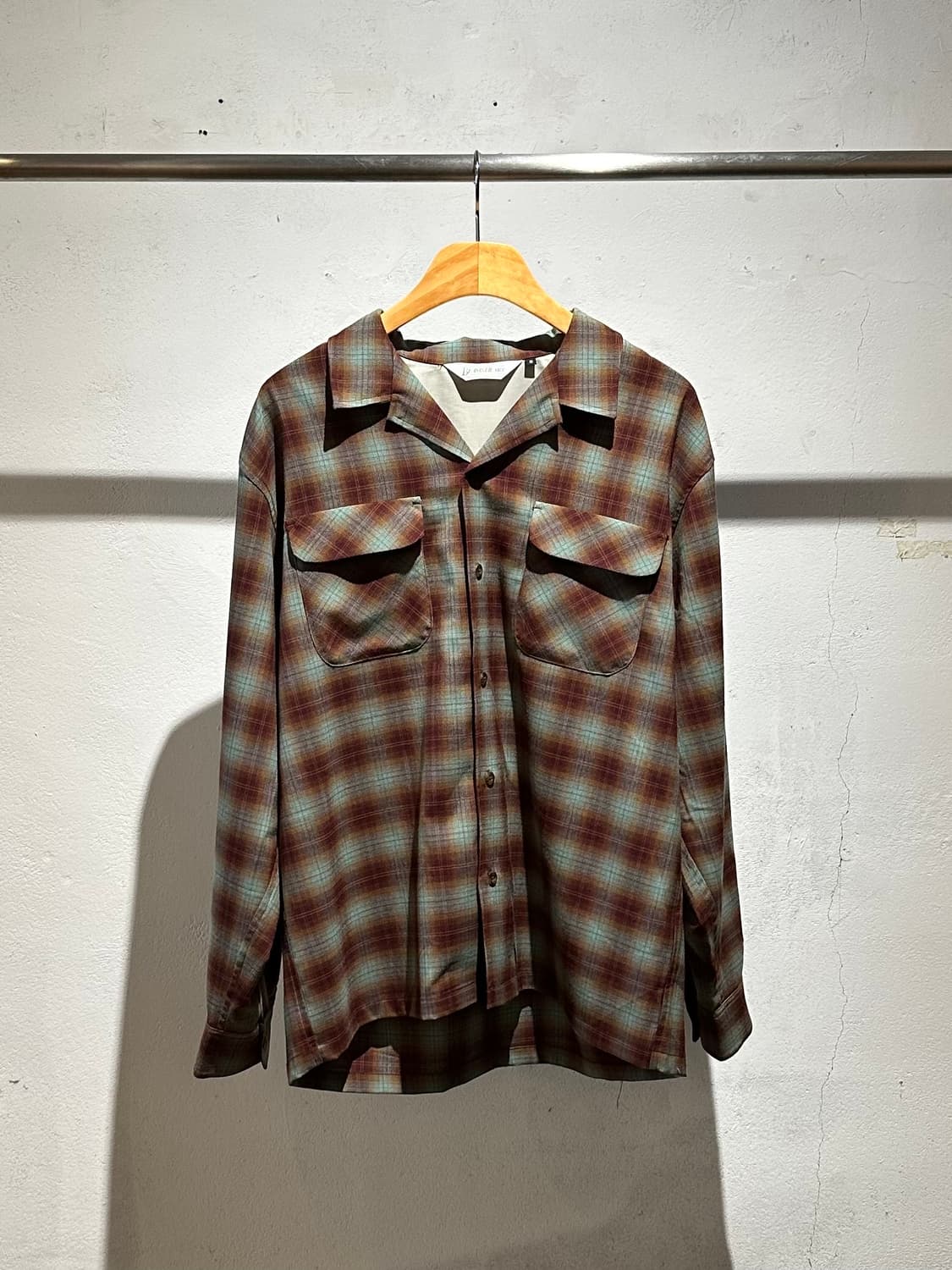 Beams Rayon On Bray Check Shirt 상품이미지1