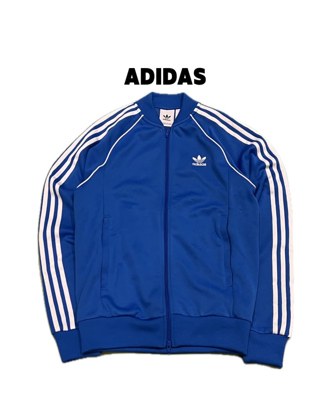 (M) 아디다스 슈퍼스타 트랙탑 져지 블루 상품이미지1