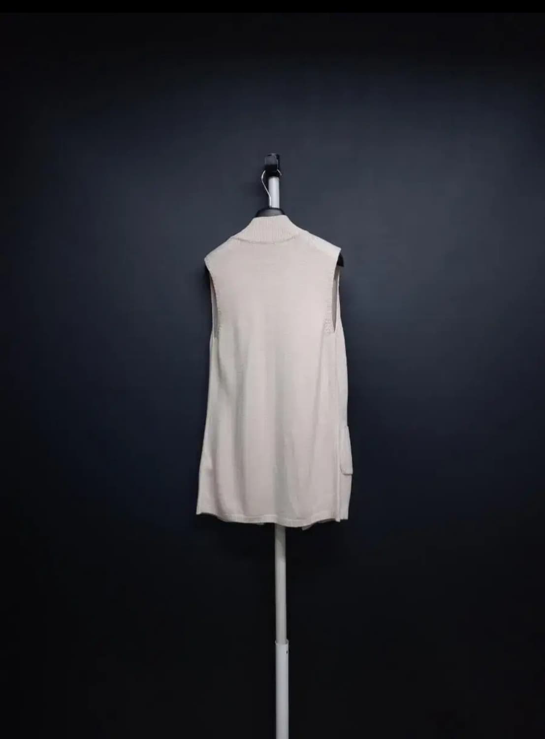 새 SJ WANI 캐시미어블랜 롱 니트 베스트 55 상품이미지2