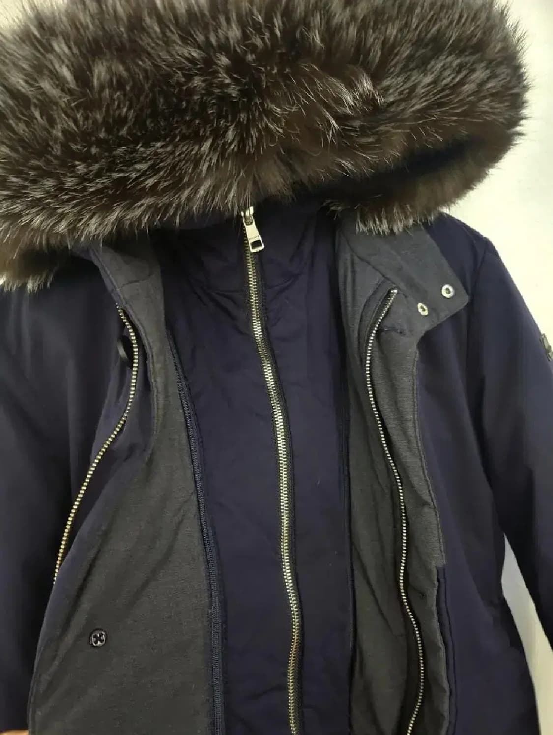 로가디스 구스다운 퍼 여우털 상품이미지5