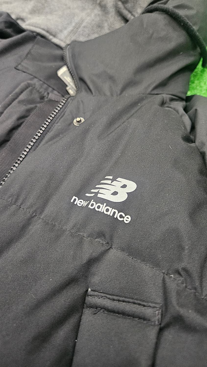 뉴발란스 블랙 롱패딩 덕다운 후드 패딩 90M 상품이미지4