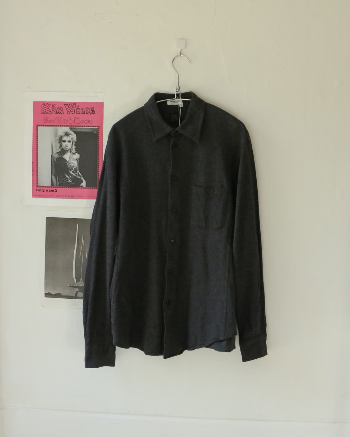 요지 야마모토 커스텀 디 옴므 코튼 니트 셔츠  상품이미지1