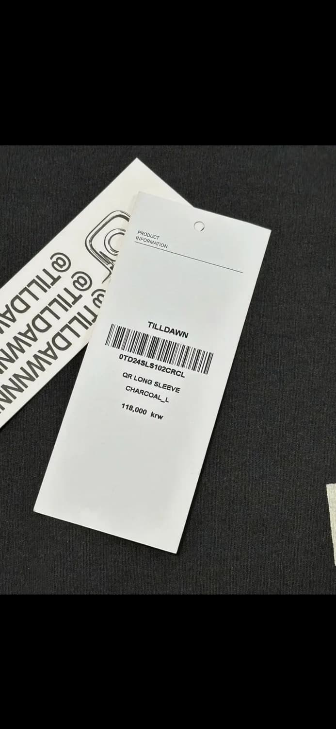 틸던 롱슬리브 블랙L 상품이미지2