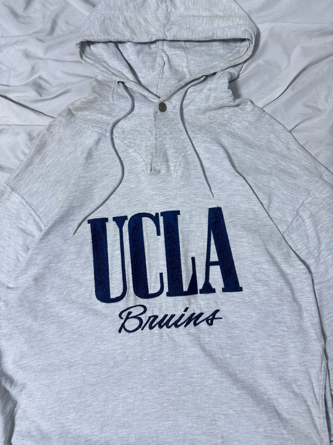 90s usa 러셀 하이 코튼 스냅 버튼 후드티 상품이미지3