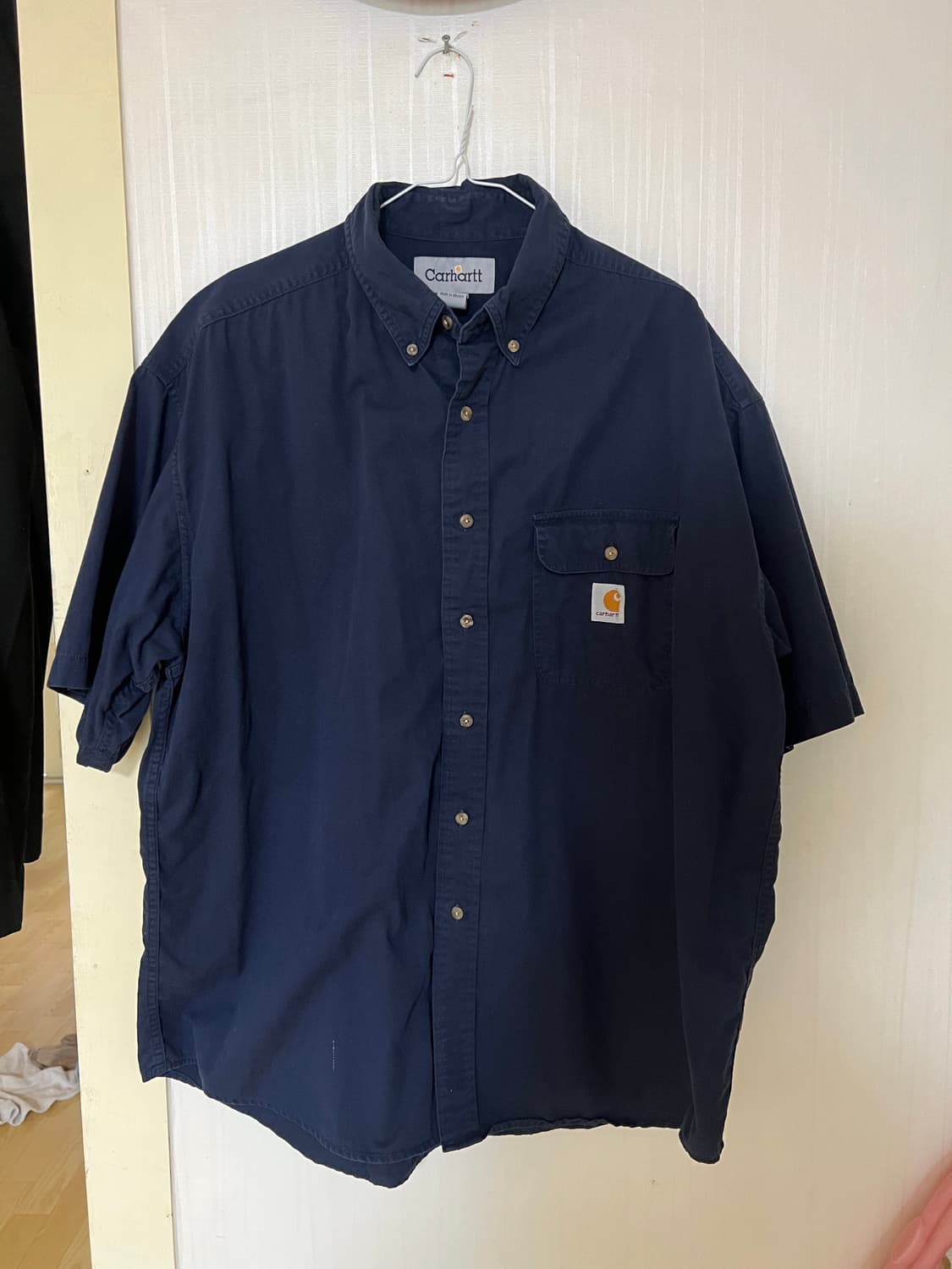 칼하트 반팔셔츠 네이비 L 상품이미지1