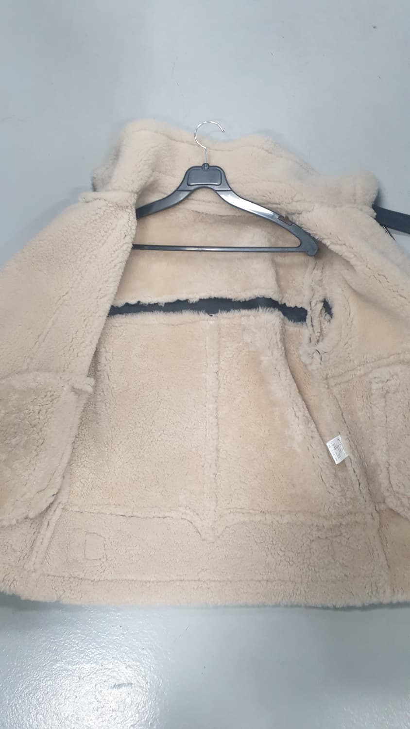 리얼양털 무스탕 자켓 블랙 100 상품이미지10