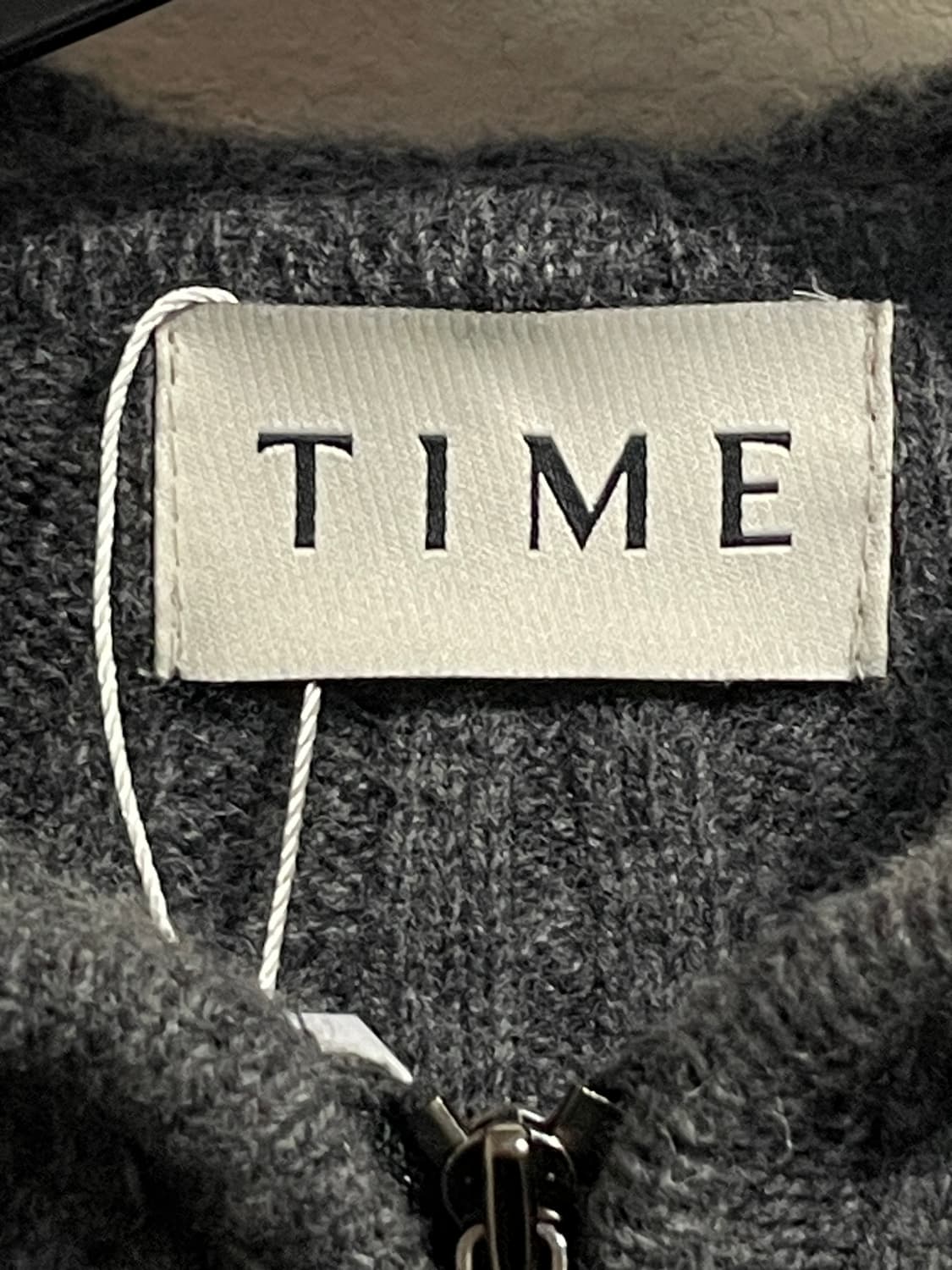 타임 케이블 니트 후드 집업 상품이미지2