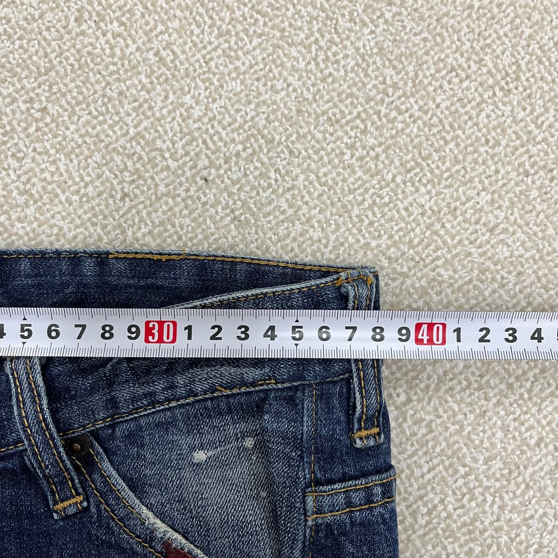 46 디스퀘어드2 스플래터 데님 청바지 0203M2 상품이미지5