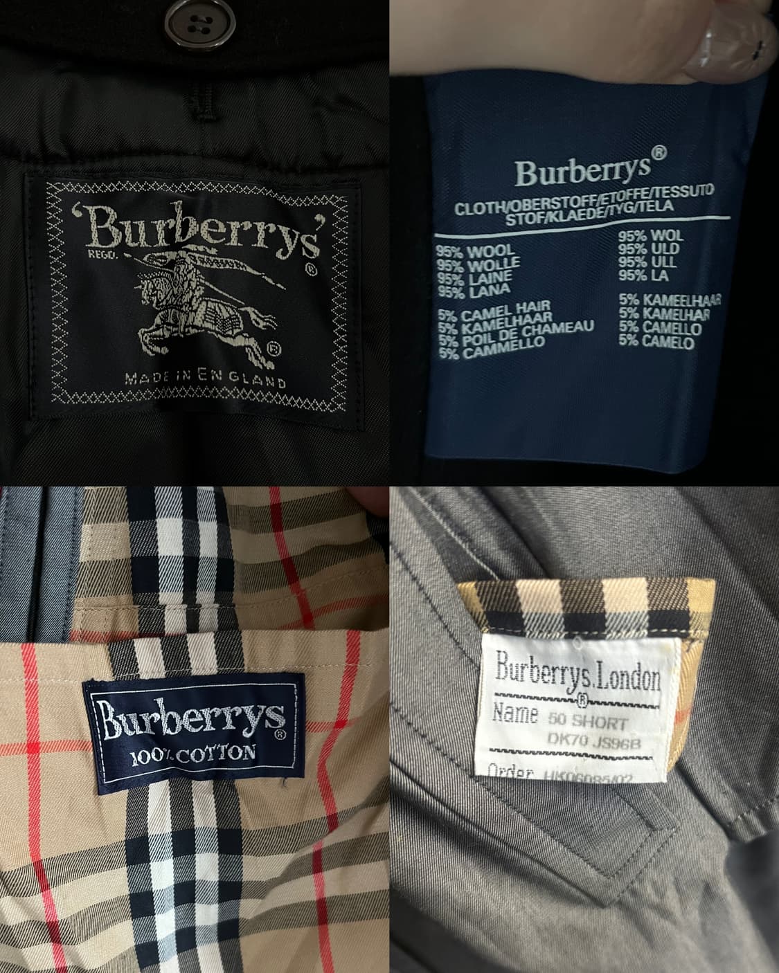 Burberry 버버리 카라 커버 딥 그레이 트렌치코트 상품이미지7