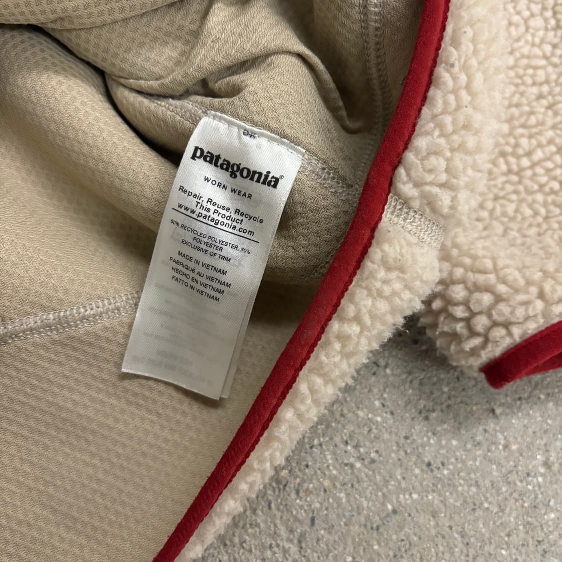 파타고니아 내츄럴 레드 클래식 레트로 X 자켓 상품이미지9