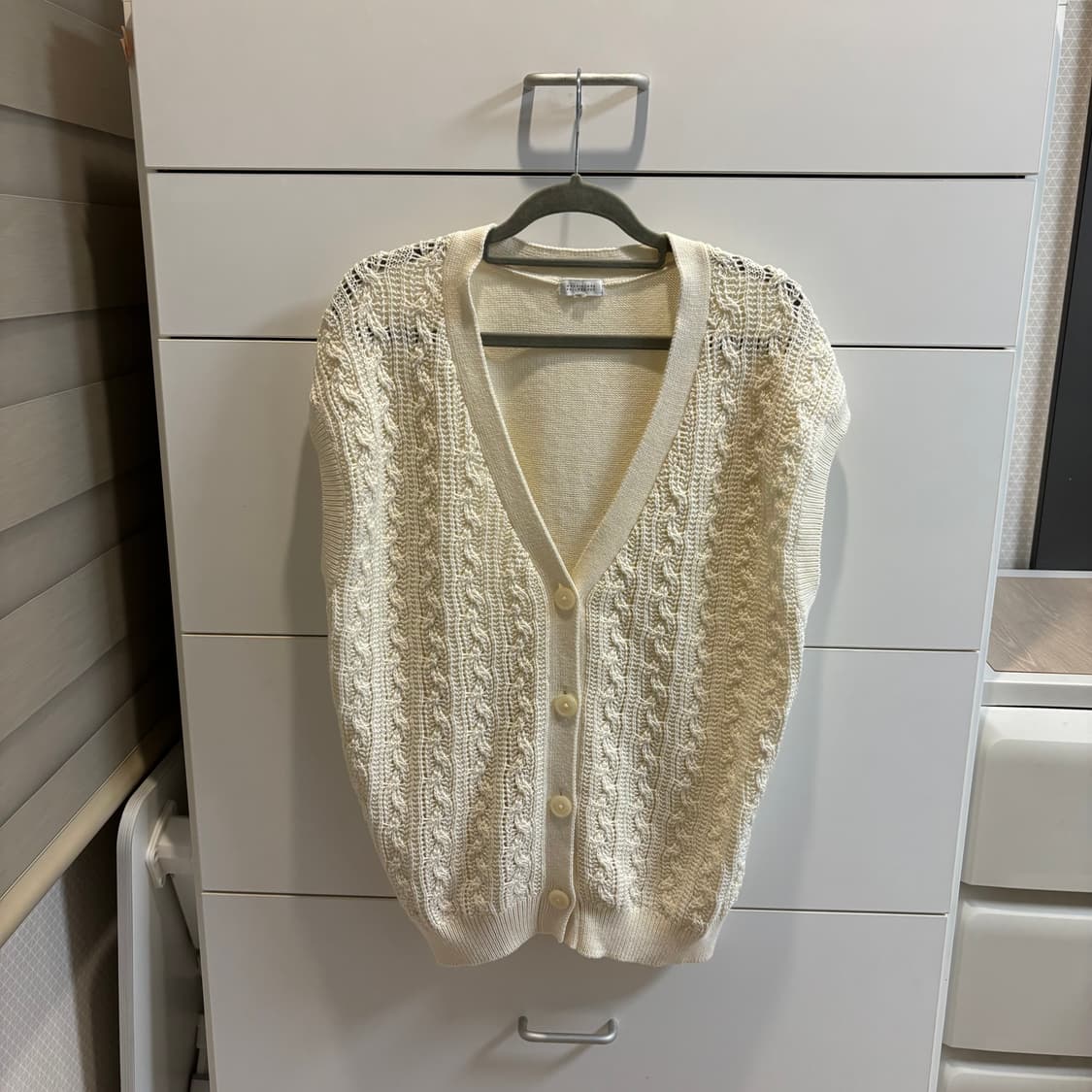 맥킨토시 MACKINTOSH 꽤배기 펀칭 니트 조끼 상품이미지1