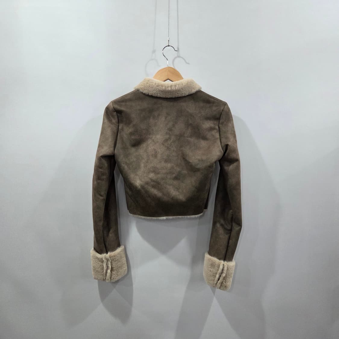 페이크레더 여성용 무스탕 FREE  상품이미지2