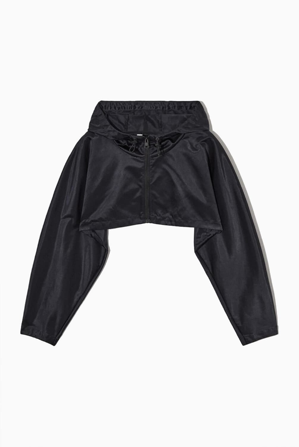 크롭 후드 나일론 재킷 상품이미지2