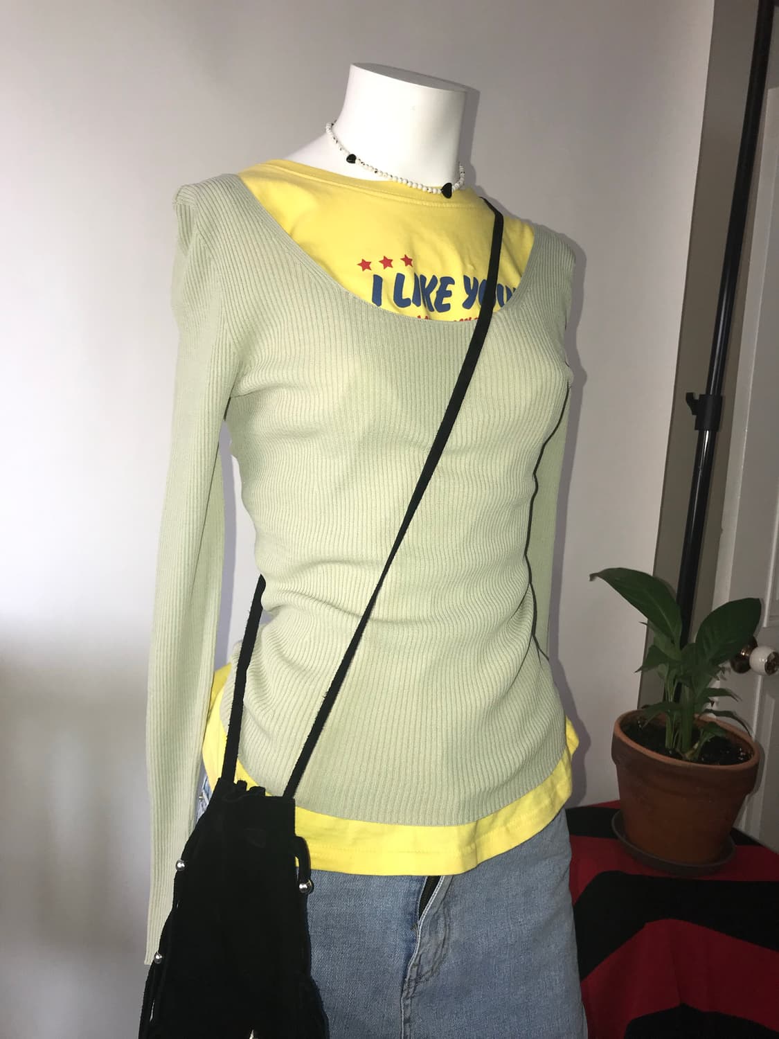 UNIQLO U Light Green Rib Sweater 상품이미지3
