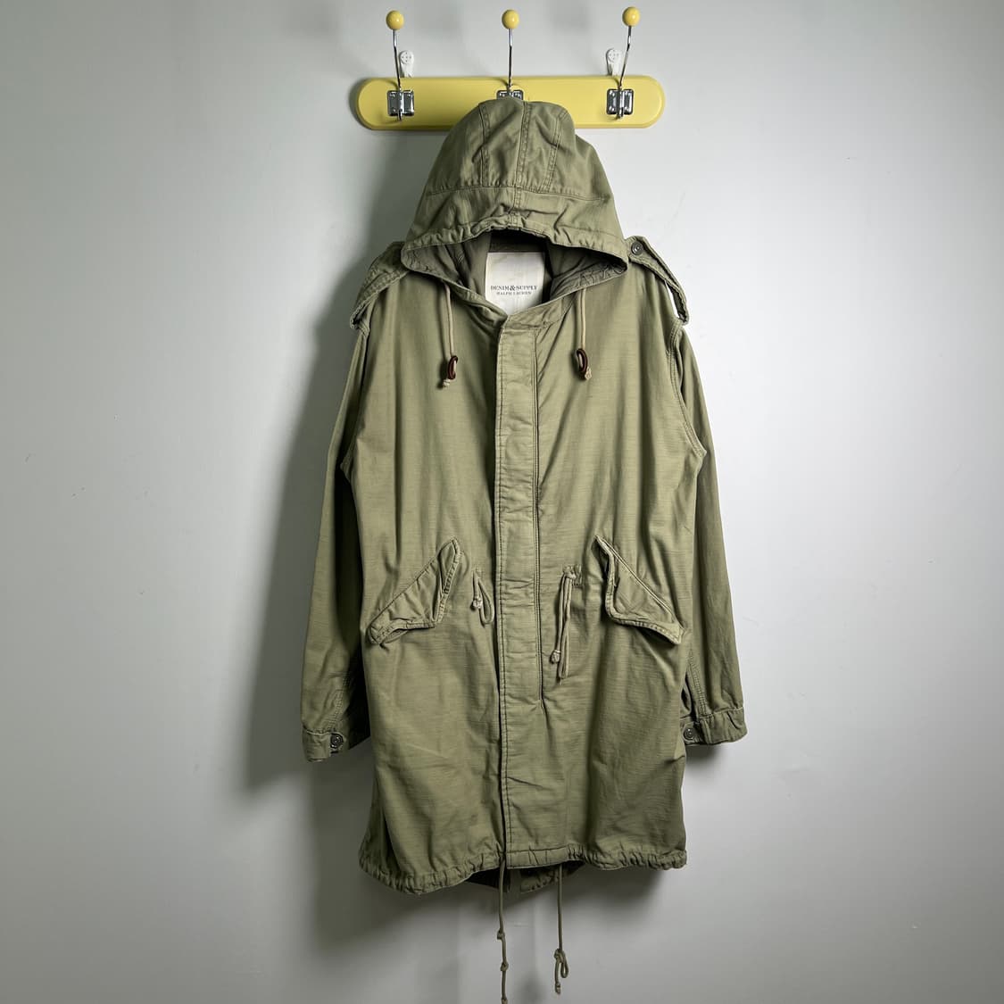 폴로 데님 앤 서플라이 랄프로렌 카키 M-51 피쉬테일 야상 파카 M 상품이미지1
