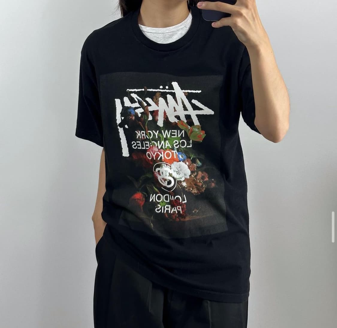 스투시 빅스탁 플라워 반팔 상품이미지2