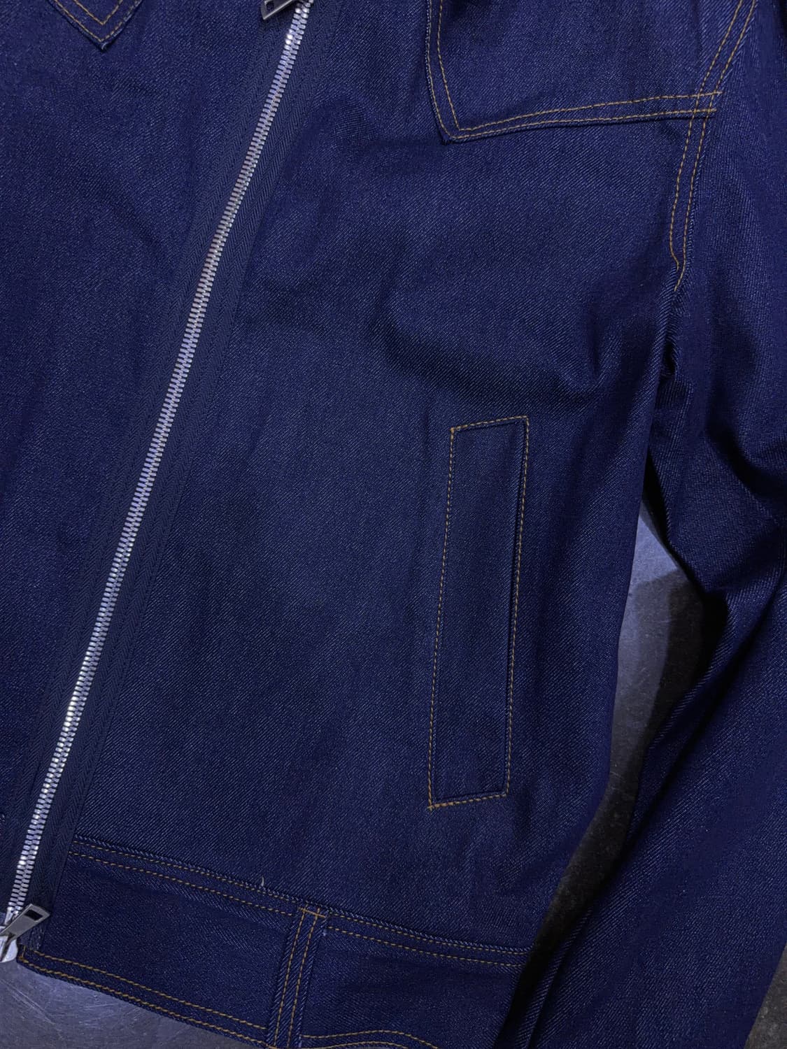 피스워커 웨스턴 무드 생지 2way 데님자켓 L 상품이미지6