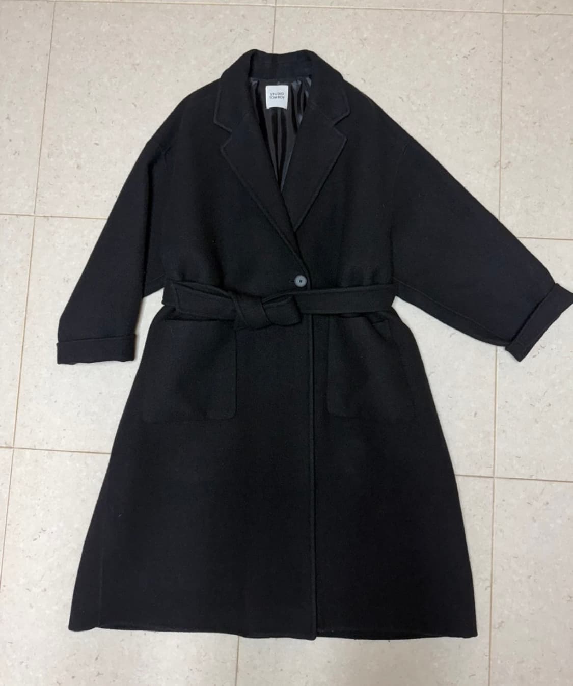 울100 스튜디오 톰보이 롱 코트 상품이미지1