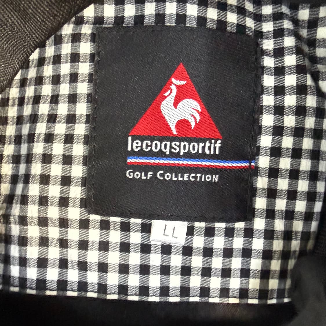 105 르꼬끄 골프 체크패턴 블루종 0213T1 상품이미지3