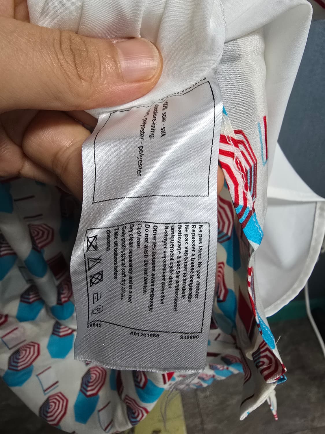 샤넬 우산 패턴 원피스 상품이미지7