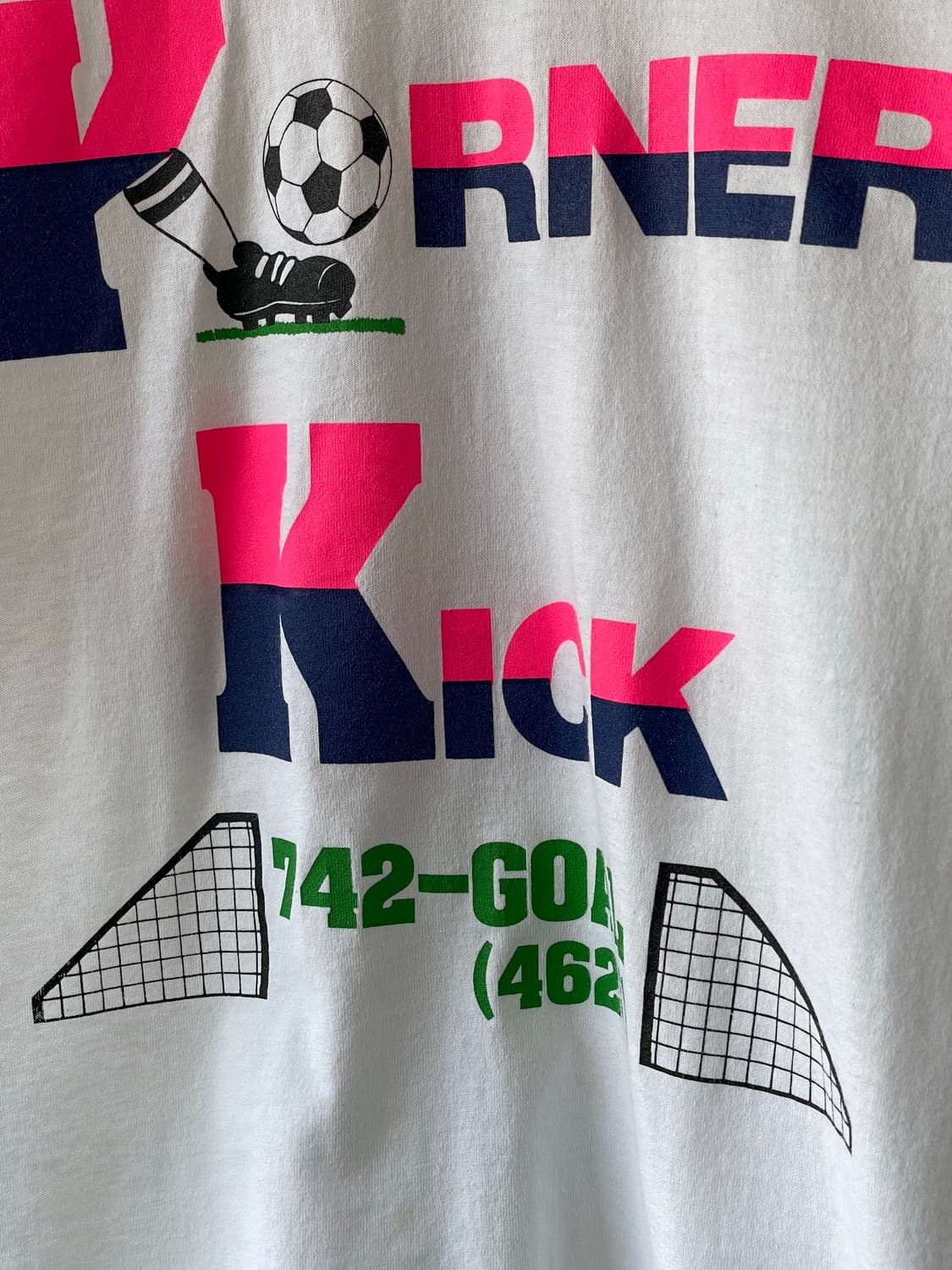 90‘s USA “Korner Kick” Promo T-shirt L 상품이미지9