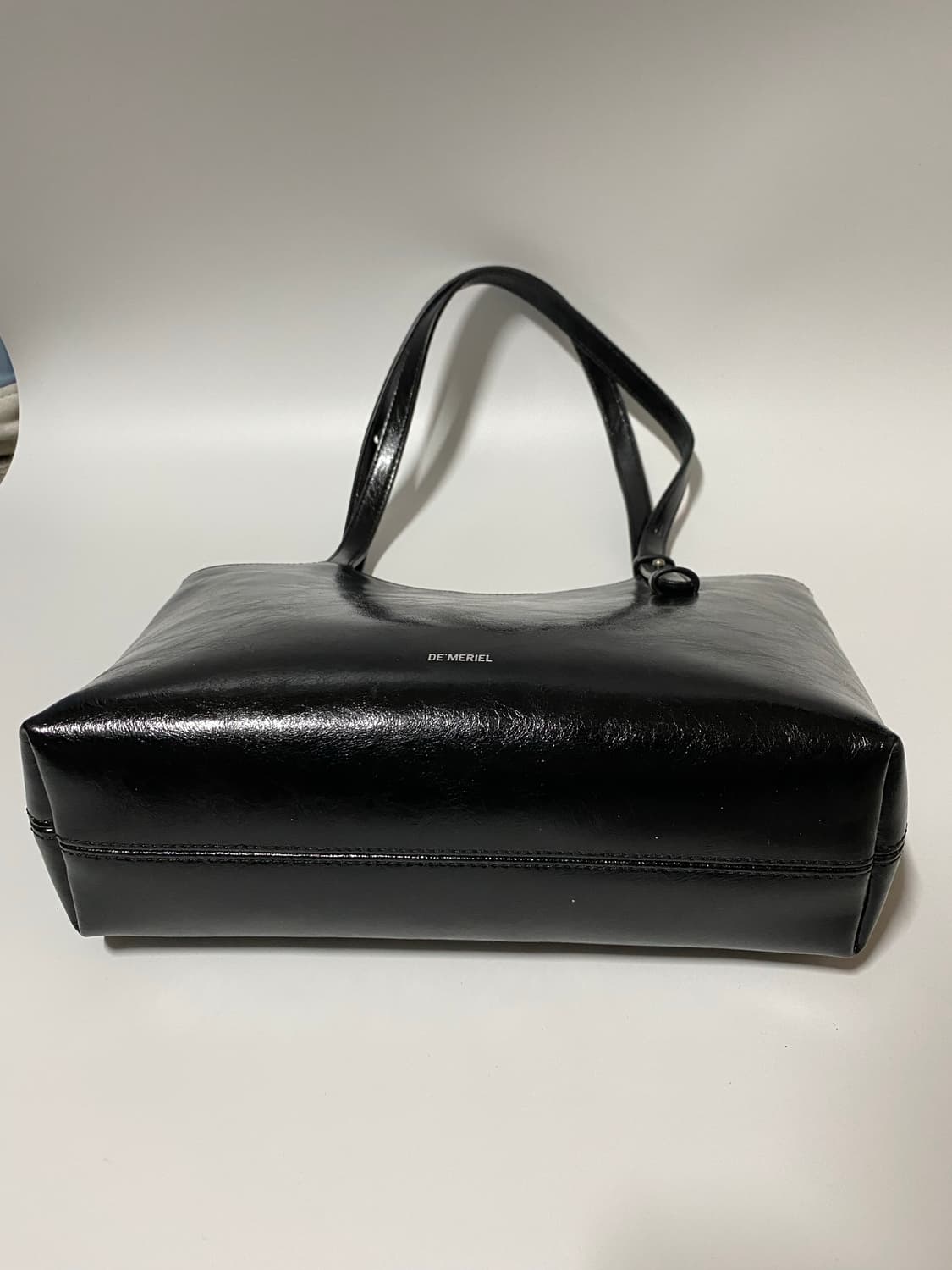 드메리엘 블랙 숄더백 베네타 스몰 상품이미지4