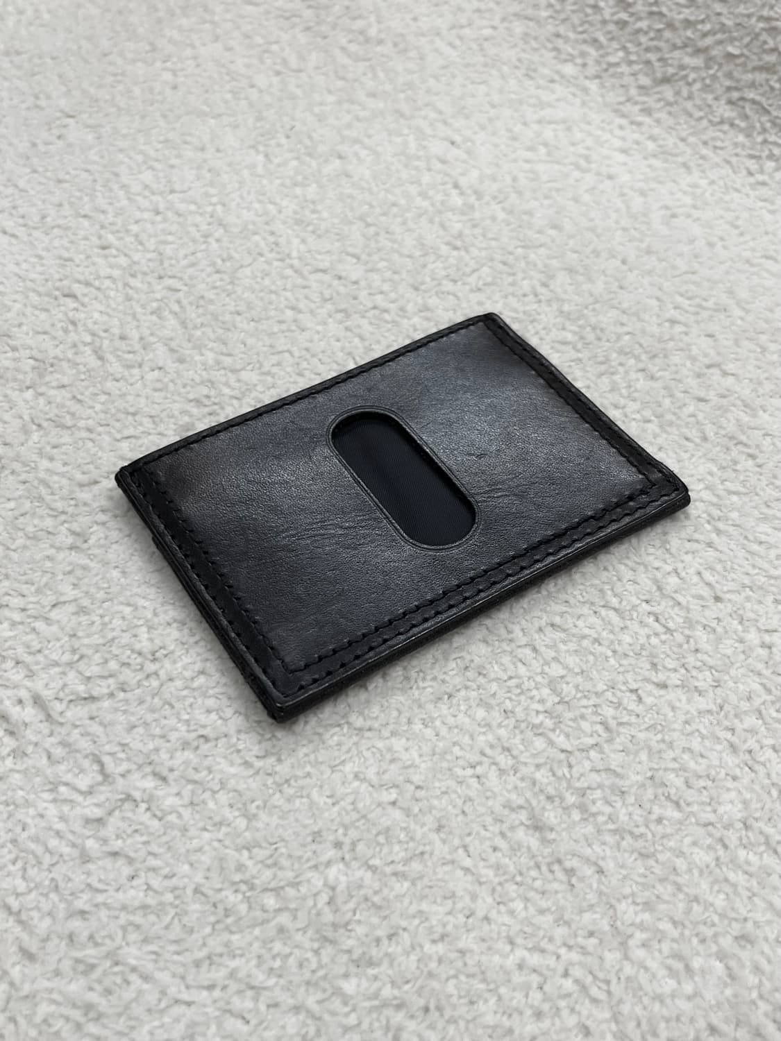 포터 코튼 카드지갑 블랙 상품이미지5