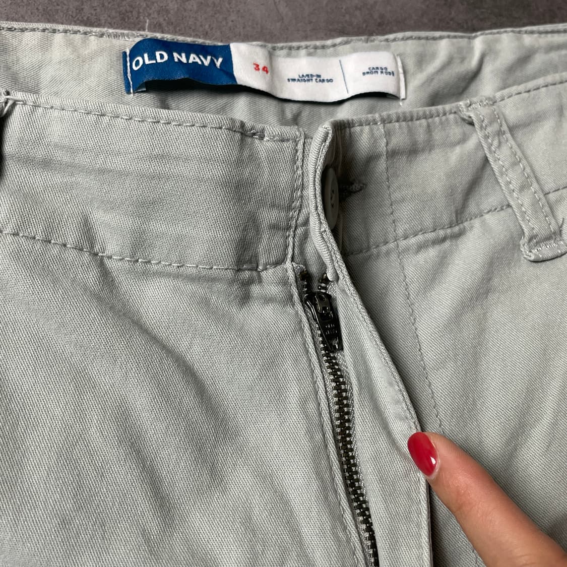 OLD NAVY 올드네이비 빈티지 라이트 카키 카고 하프팬츠 A00657 상품이미지3