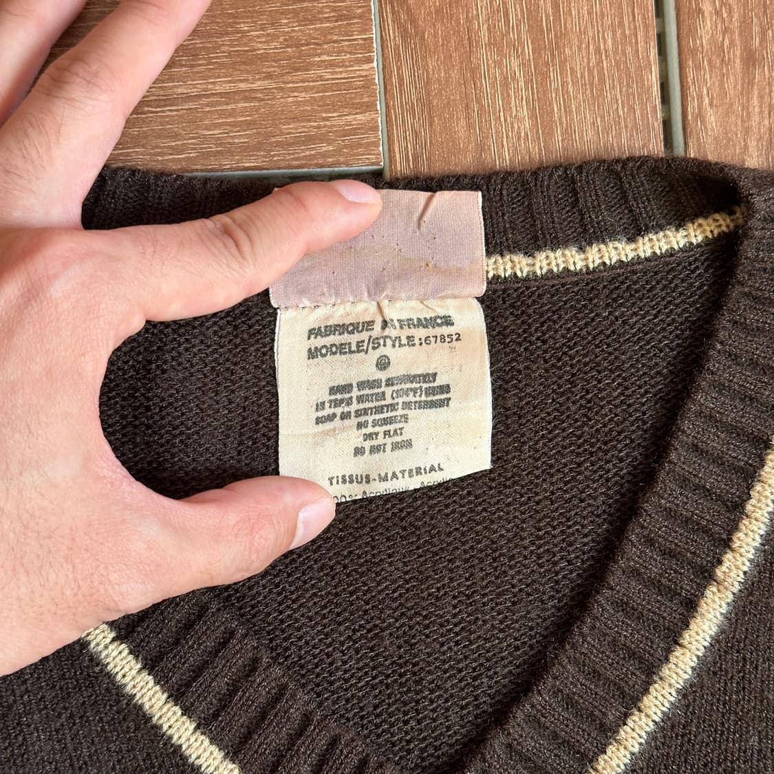 70’s Courreges homme knit sweater 상품이미지6