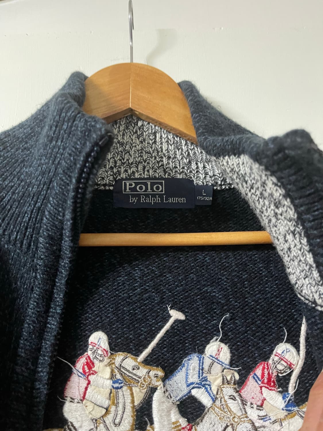 폴로니트집업 상품이미지3