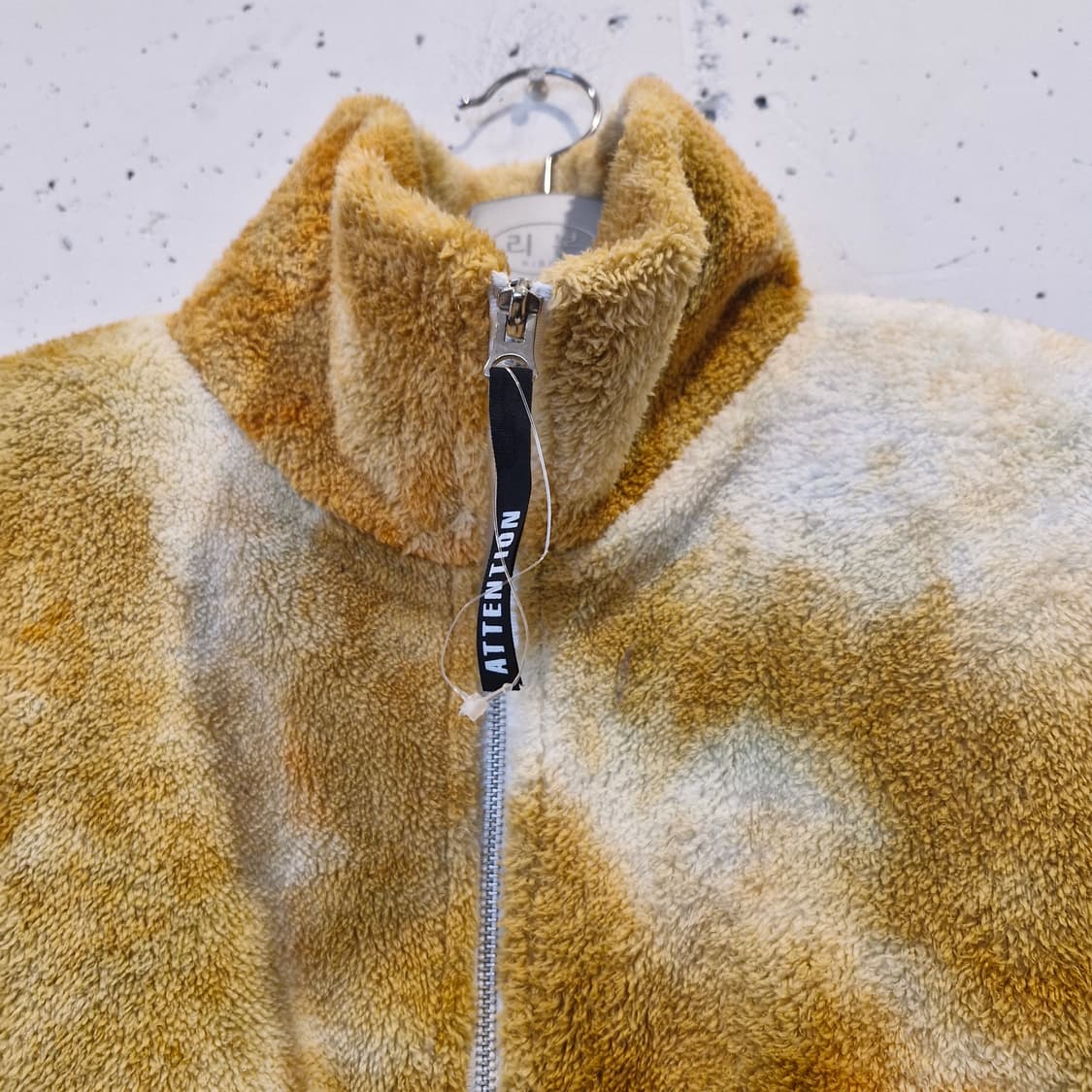 원더플레이스 ATTENTION 나염 플리스 점퍼 새상품 상품이미지2