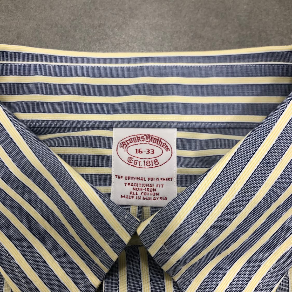 브룩스브라더스 폴로셔츠 트레디셔널핏 논아이언 스트라이프 셔츠 16 상품이미지2