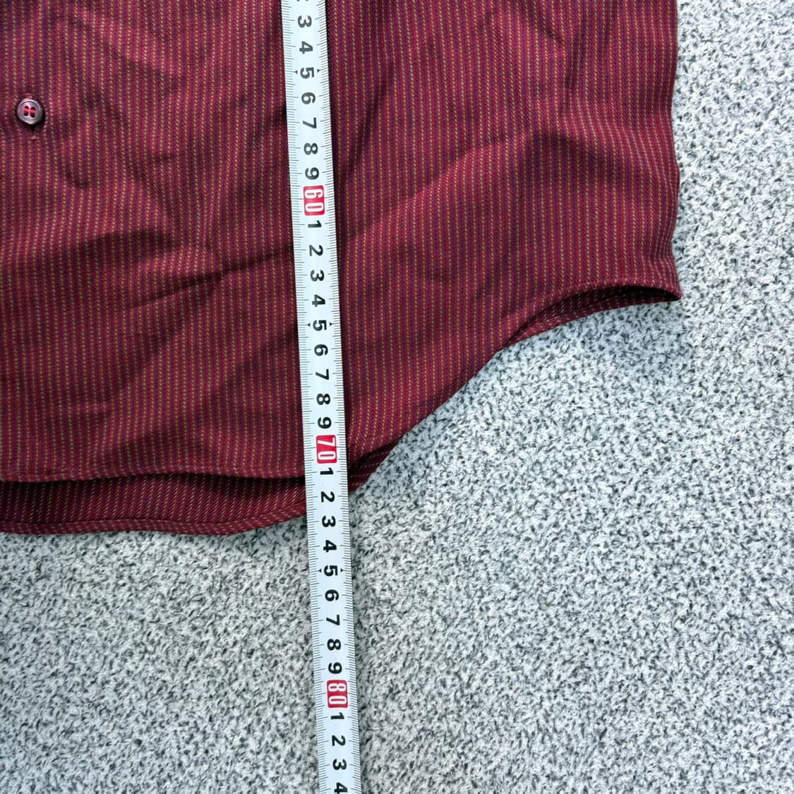 실측 랑방  긴팔 울 셔츠 남방 0427J 상품이미지6