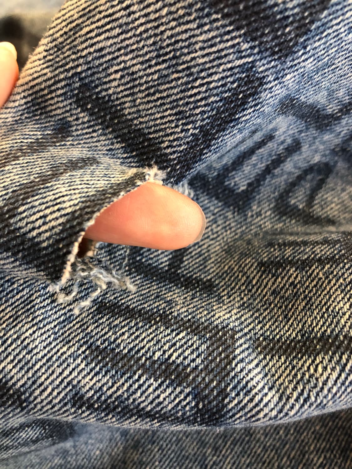 Pelle Pelle 펠레펠레 로고 패턴 데님 팬츠 상품이미지8