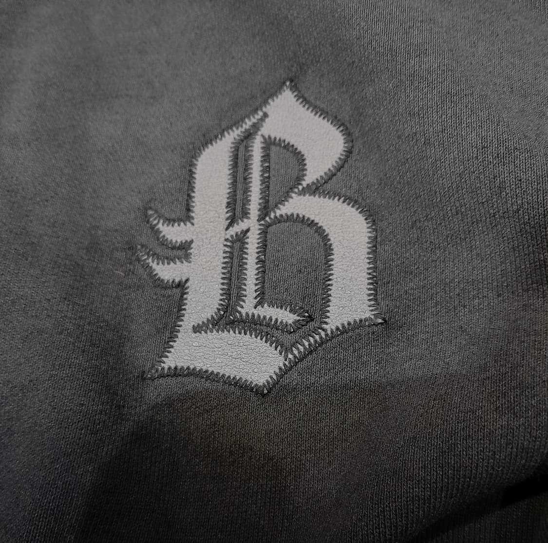 💥블랙아웃 빈티지워싱 그라데이션 집업 후드 (블랙) 상품이미지7