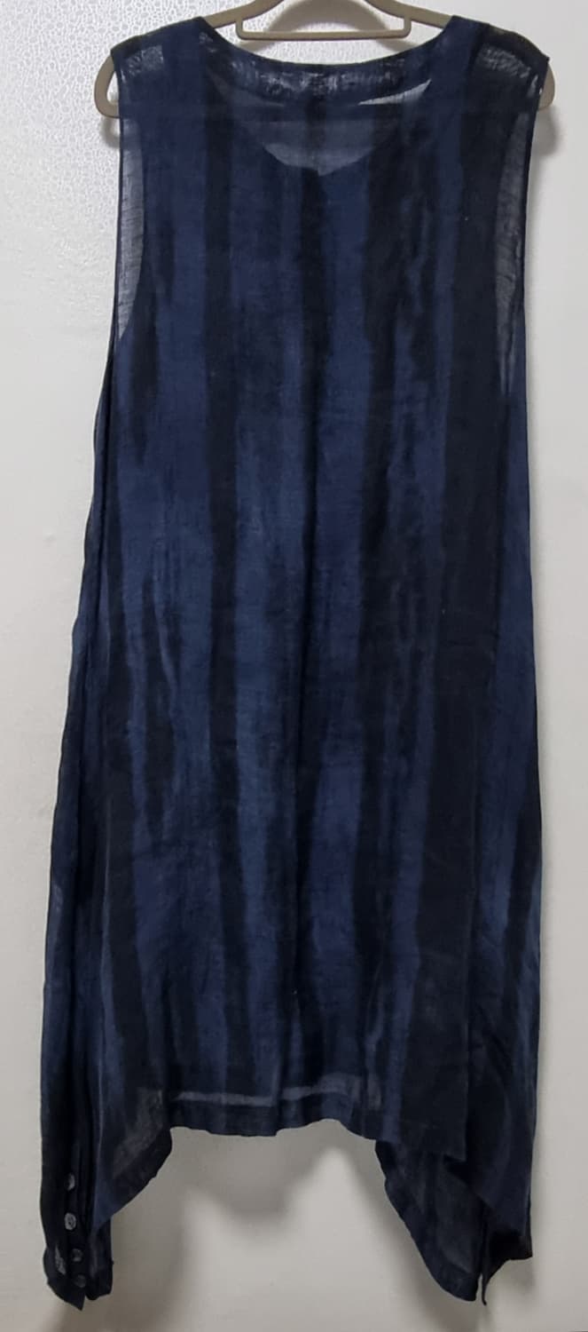 BRISA 마 민소매 모시 롱 가디건조끼 상품이미지6