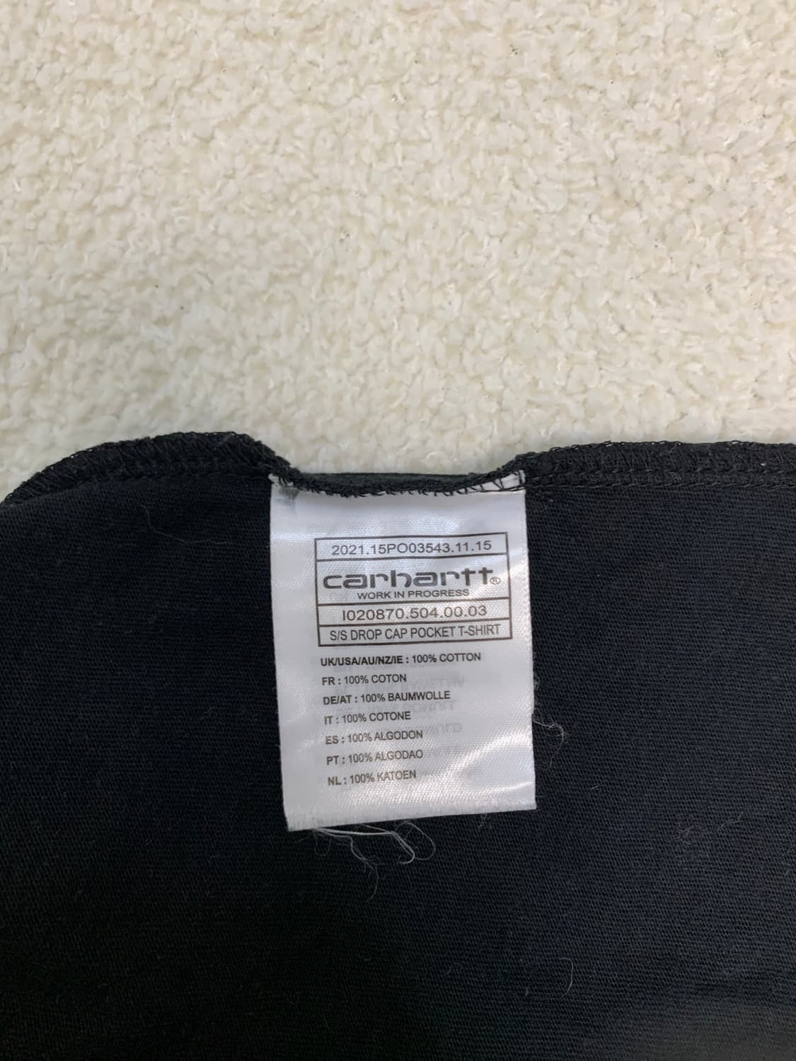 CARHARTT T-shirt 상품이미지3