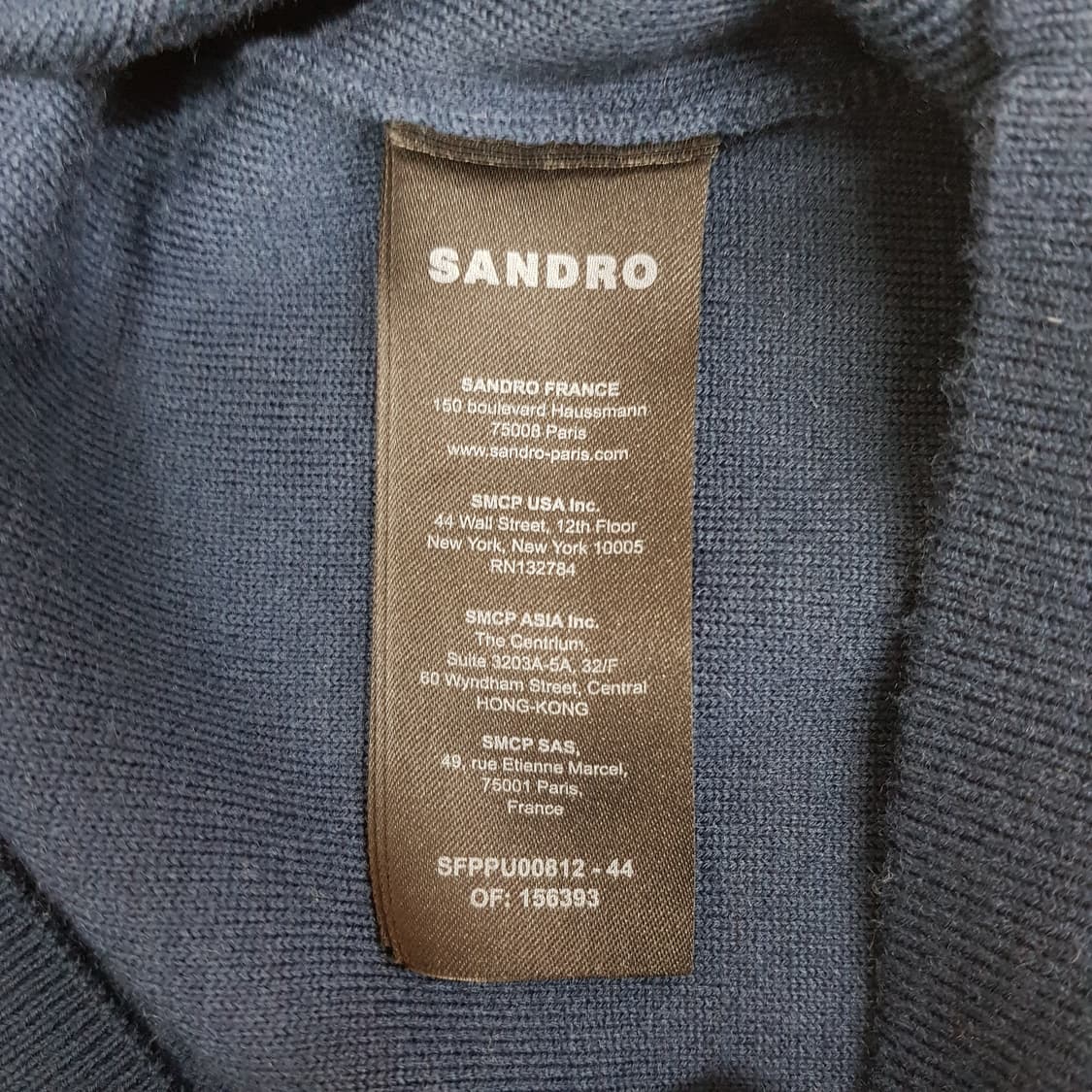 산드로 Sandro 프릴 넥 이니셜 니트 2사이즈 상품이미지7