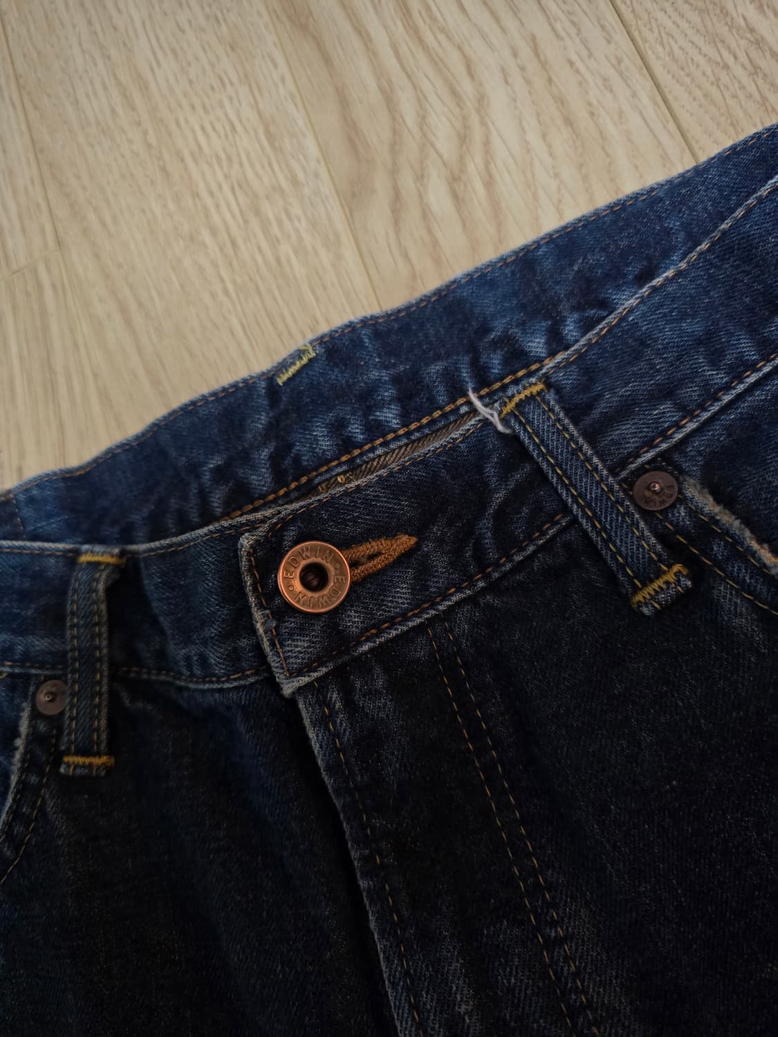 90s 에드윈 505xx 셀비지 데님 청바지 34사이즈 상품이미지3