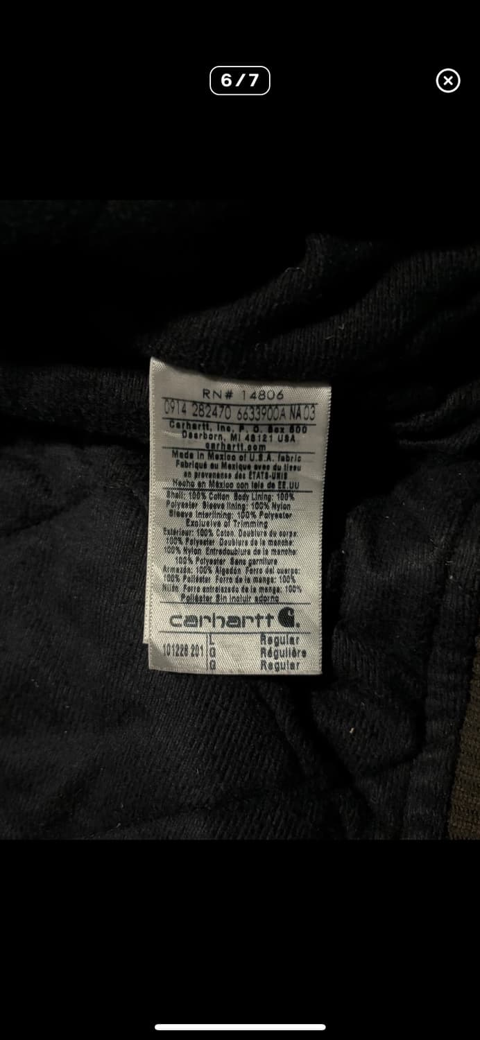 칼하트 뱅크스톤 워크자켓 dkb L/R 상품이미지5