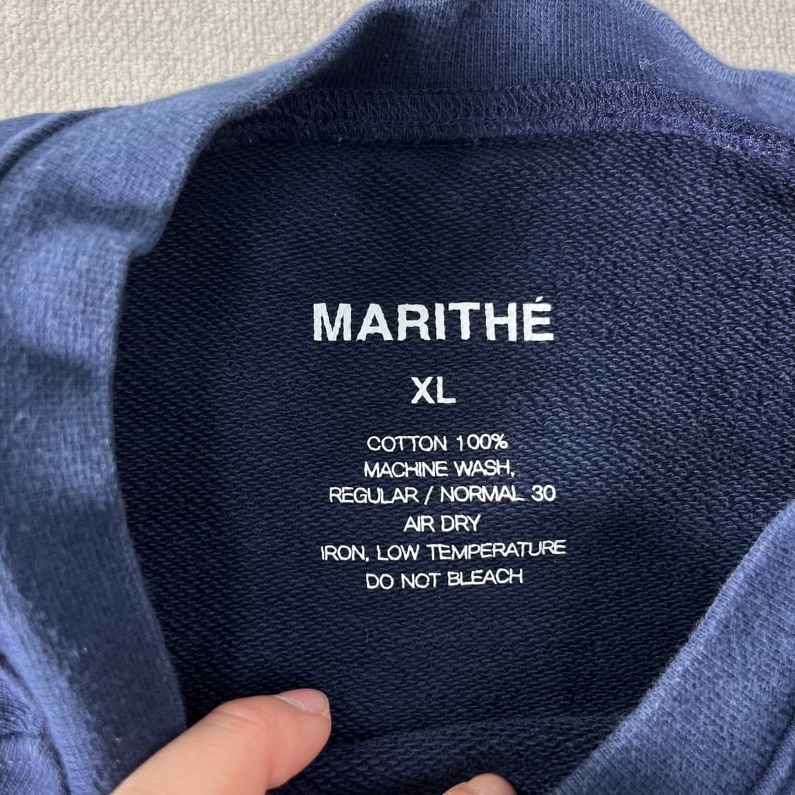 100 마리떼 프랑소와 저버 양면 리버시블 맨투맨 상품이미지5