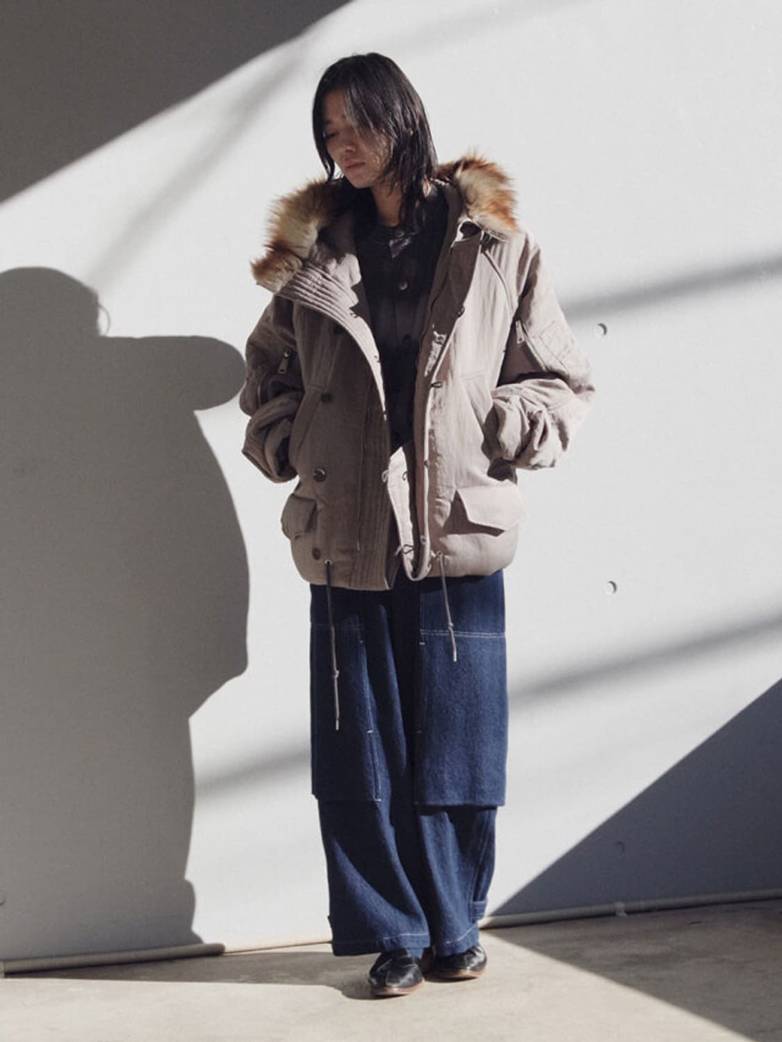 bed j.w ford  n-3b 자켓 카키컬러 새상품 상품이미지7