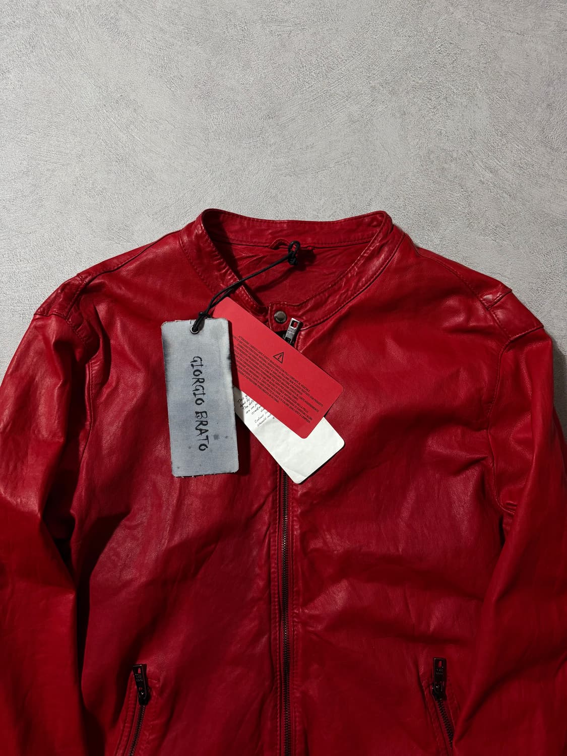 조르지오 브라토 램스킨 싱글라이더자켓 상품이미지3