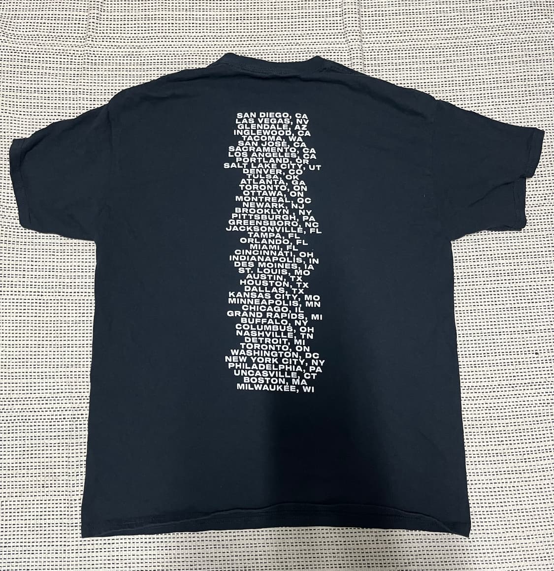 22s 저스틴비버 저스티스 투어 티셔츠 상품이미지4